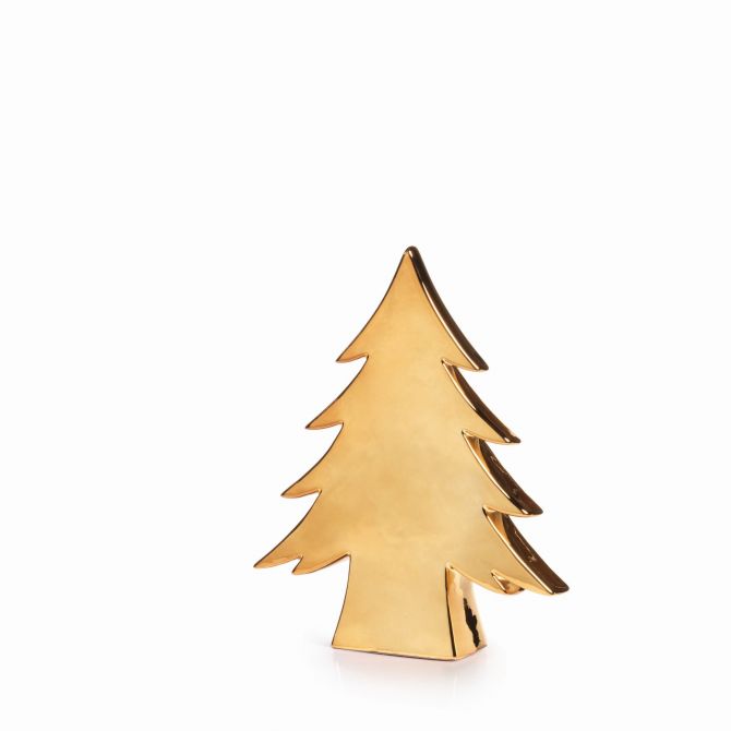 Zodax Teton Gold Ceramic Tree, 13"